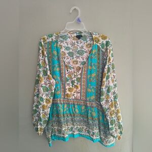 Floral Bohemian Women Top